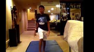 Backhandspring stepout layout stepout tutorial
