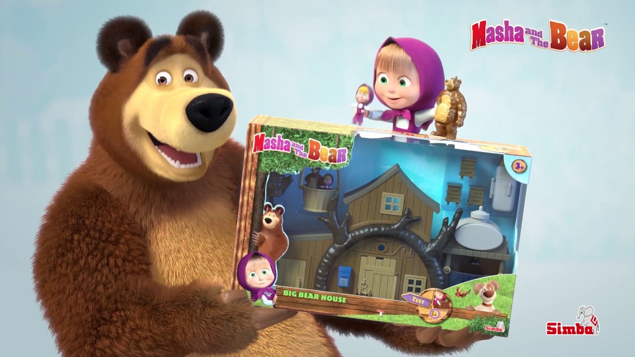 Masha And The Bear Big Bear House Playset English Youtube 