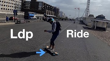 ldp  skate on my subsonic century 40 /longboard pumping