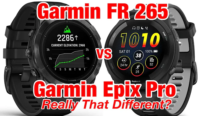 Garmin Forerunner 265 vs Garmin Epix Pro - $450 Watch vs An $1000 Goliath - Really THAT Different?!