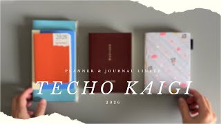 2026 Planner and Journal Lineup | Techo Kaigi | boots & berry
