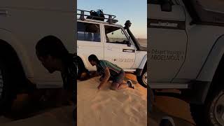 Got stuck in the desert #foryou #backpacking #desert #tunisia #backpacking #stuck #foryoupage