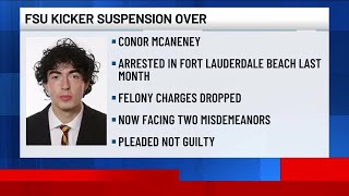 FSU kicker facing reduced charges after March arrest, reinstated on 2026 team roster