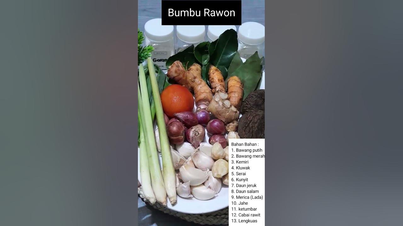 Bumbu Rawon yang Mantap