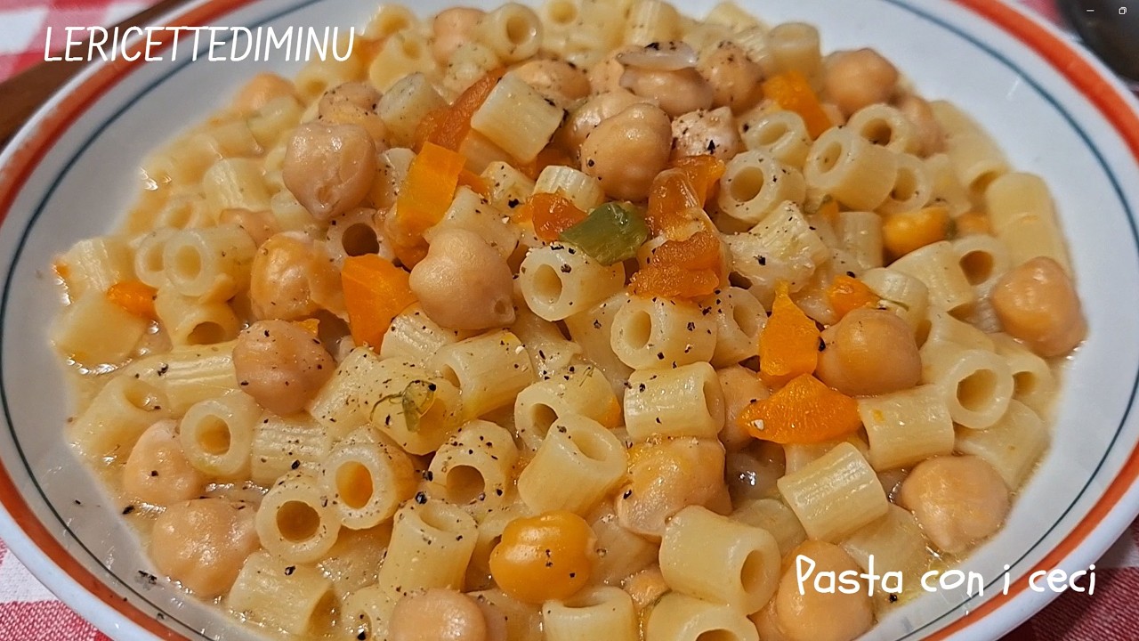 Pasta con i ceci