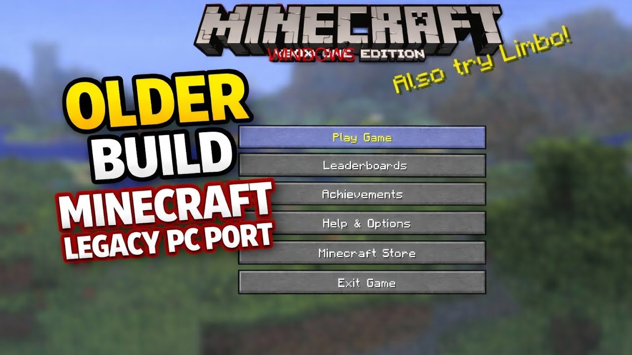 The Leaked Minecraft Legacy Edition PC Port – Old Build Setup Guide ...