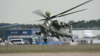 Вылет боевых вертолетов Ми-28, Ми-35, Ка-52 и других, аэродром Жуковский, 26.07.21.