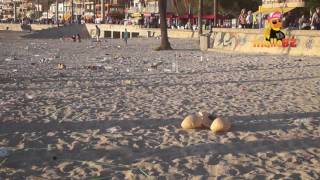 Müllkippe am Strand von Mallorca  - Tag 2
