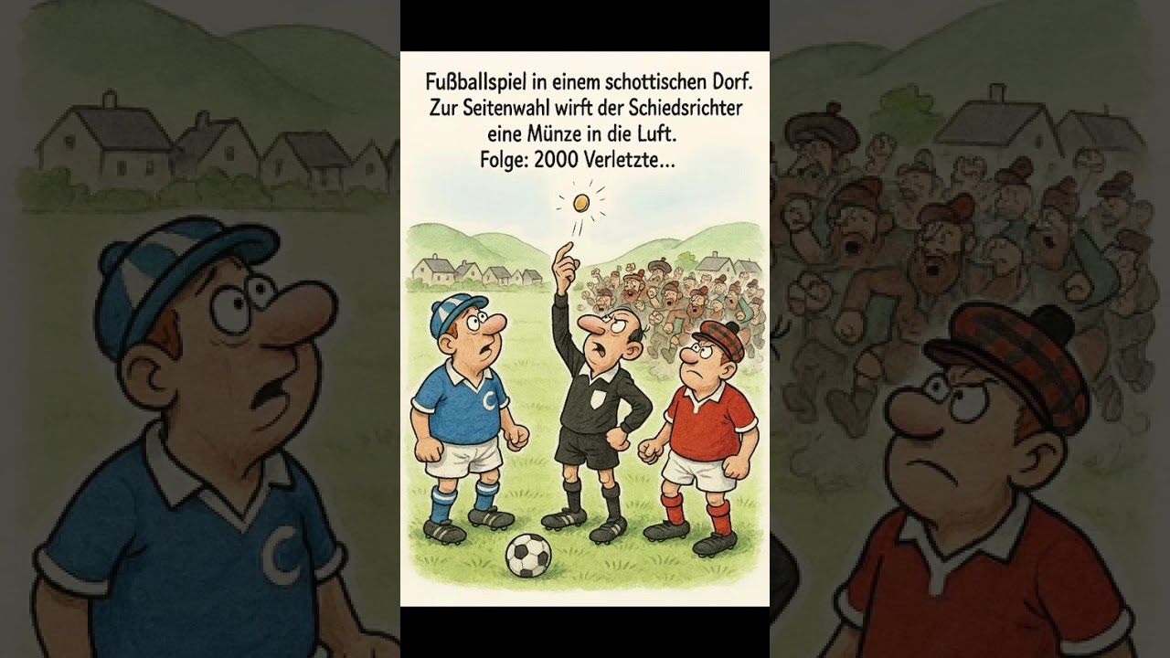 Schottische Dorffußball.