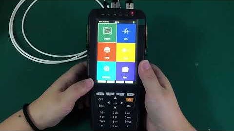 OTDR Fiber Optic Reflectomet Touch Screen VFL OLS OPM Event Cable Tester Equipment Single/Multi Mode