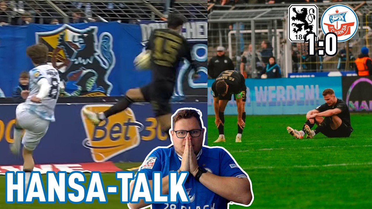 NÄCHSTER SCHIRI-SKANDAL & offensive IDEENLOSIGKEIT | 1860 München - Hansa Rostock 1:0 | HANSA-TALK