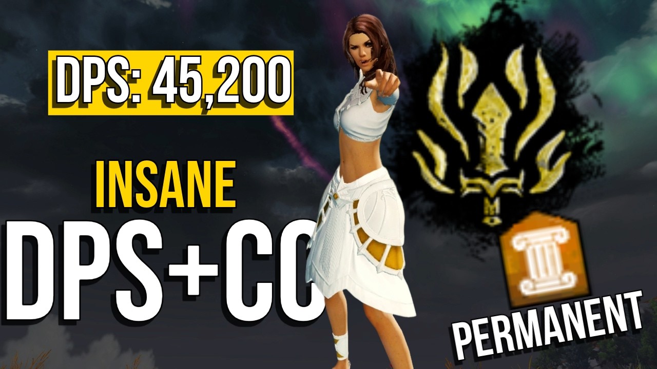 Попробуйте этого невероятно недооцененного берсерка с молотом, наносящего огромный урон [GW2 PvE]!