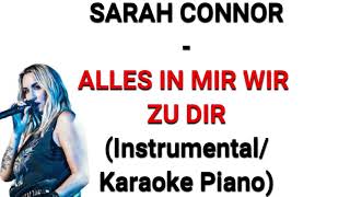 Sarah Connor - Alles in mir will zu Dir (Instrumental/Karaoke Piano)