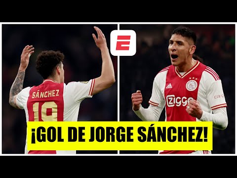 GOL DE JORGE SÁNCHEZ con ASISTENCIA de EDSON ÁLVAREZ. 🇲🇽 ¡COMBINACIÓN MEXICANA! | Eredivisie