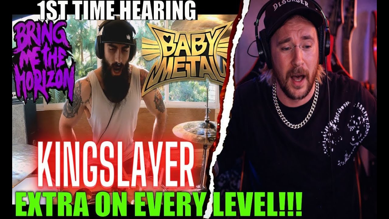 BRING ME THE HORIZON x BABYMETAL - Kingslayer - EL ESTEPARIO SIBERIANO Drum Cover-JOPO LOCO Reaction