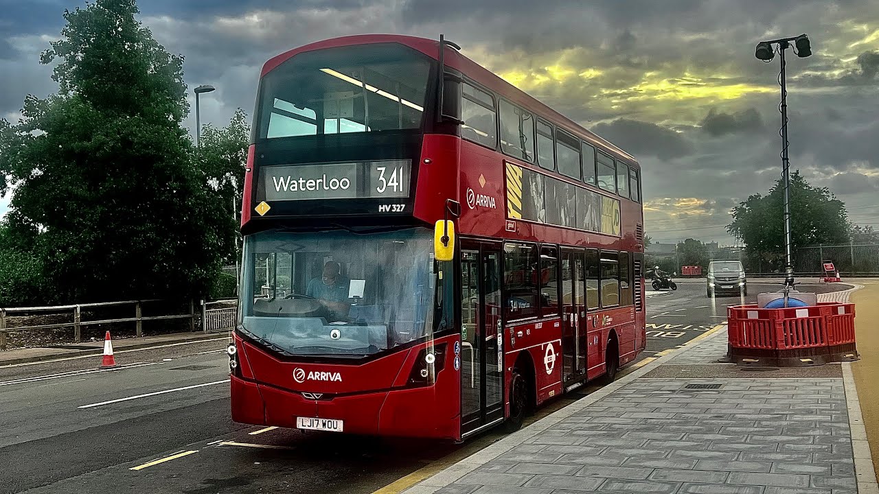 Full Route Visual | Route 341 | Meridian Water, Glover Drive Superstores to Waterloo | HV327 LJ17WOU