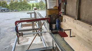Homemade sawmill - 10hp - 6.5m length