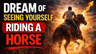 DREAM OF SEEING YOURSELF RIDING A HORSE, MEANING & INTERPRETATION 