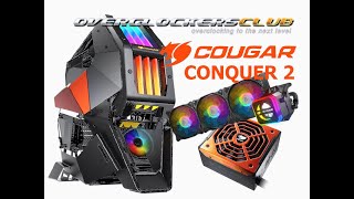 Gaming PC CASE . casing PC gamer . casing komputer sultan. cougar conquer 2 . ultimate gaming. youtuber . rendering . vlogger . casing cpu