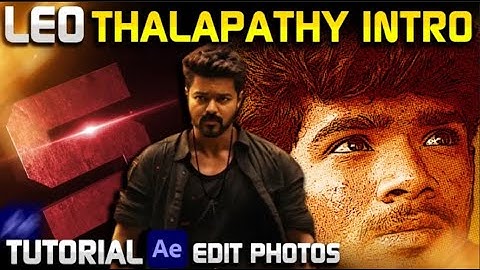LEO Thalapathy Title Card After Effects Template Remake | Leo After Effects Template