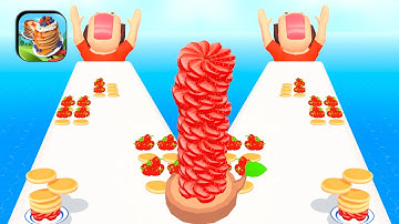 Pancake Run UPDATE VIDEO - All Levels Gameplay Walkthrough Android, iOS New Relax Video Gaming VOPYH