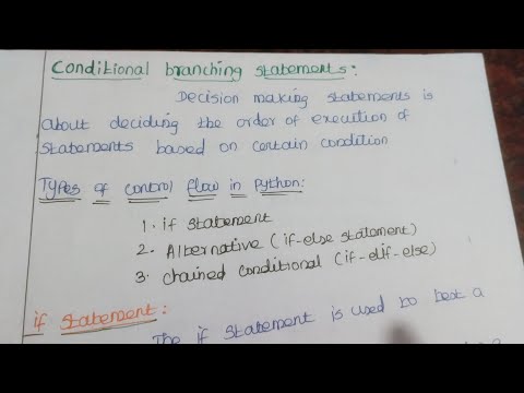If, elif, else in python tamil | Conditional branching statement in python tamil
