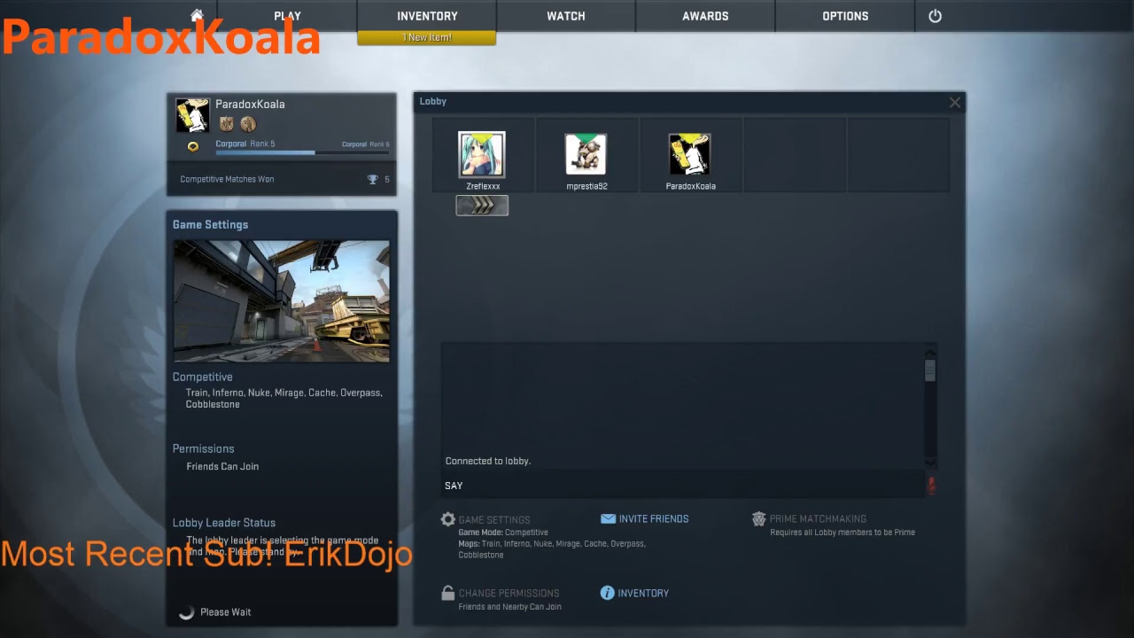 CsGo Ranked! Unranked To Global Elite XD
