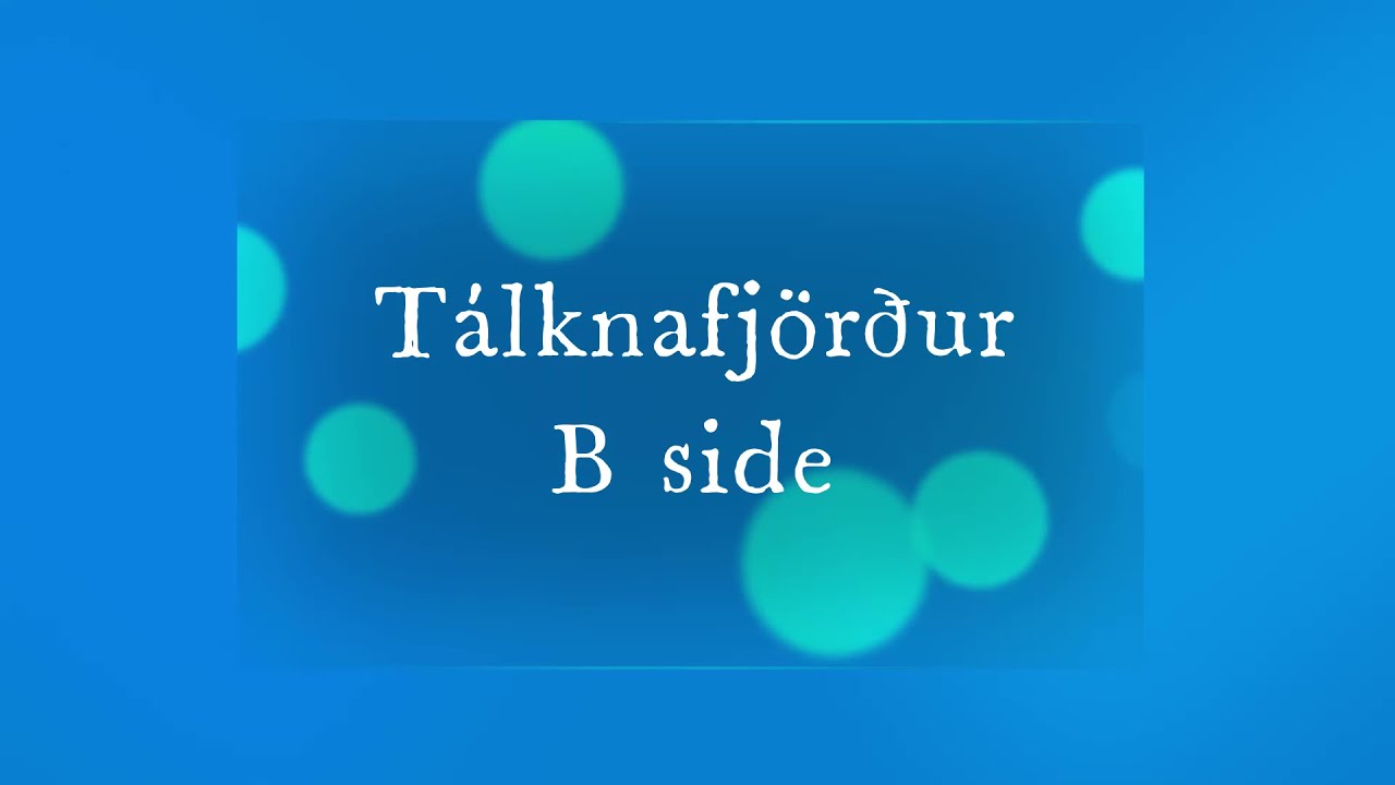 Tálknafjörður B side drive — Tálknafjörður — video poster