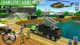 Usa Army Cargo Transport Truck Driving Simulator gameplay 2020 screenshot 4