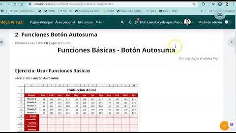 Grabación de Clase Módulo Microsoft Excel - Curso Informática Básica 2025-1
