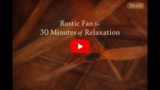 30 Minute Rustic Fan in 4K | Deep Relaxation with Soft Piano Music screenshot 3
