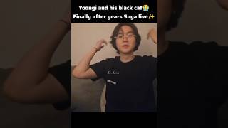 Download Lagu Yoongi and his black cat😭 #bts #kpop #btsarmy #new #suga #yoongi #cat #live #calm #pet #btsmember MP3