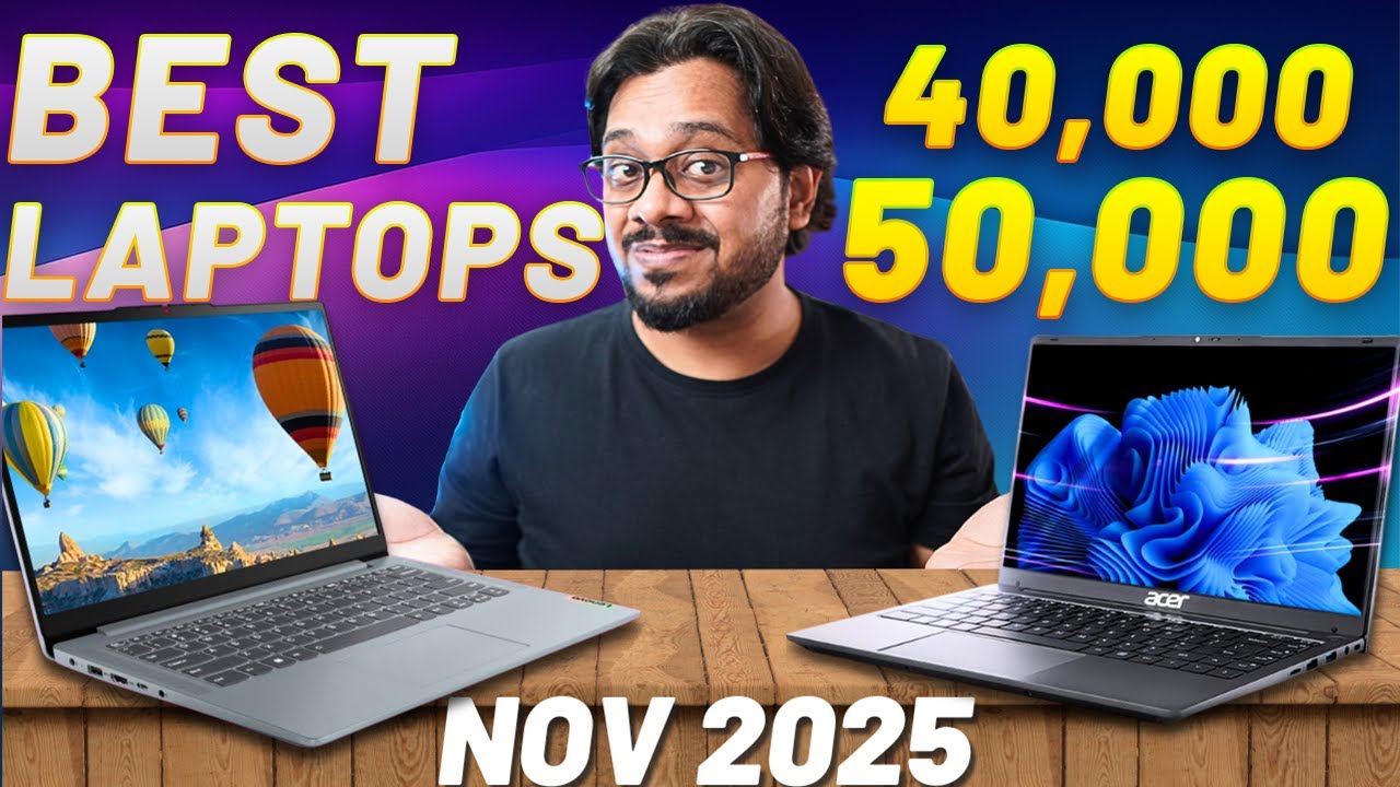 [NOV 2025] Top 10 Best Laptops Under 40000 and 50000 for Everyday Use