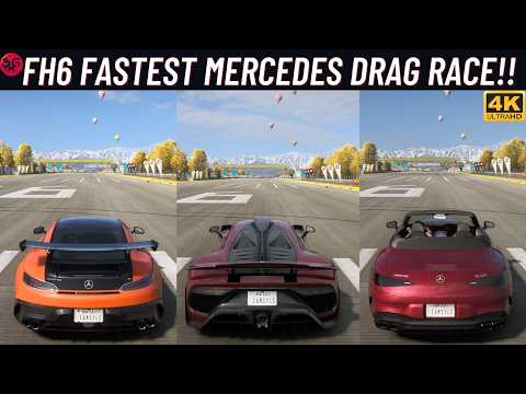 Forza Horizon 6 Fastest Mercedes Drag Race