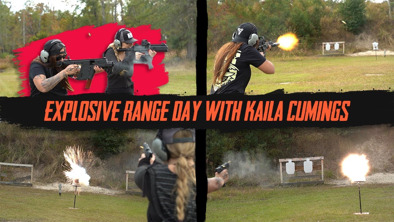Awesome Day at The Range | With Kaila Cumings - YouTube