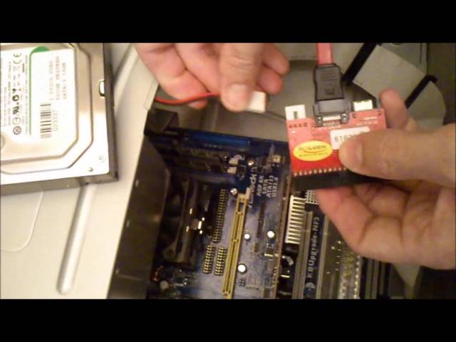 Conectar disco duro, CD/DVD Sata, en IDE y convertir duro IDE en Sata (Con adaptador) - YouTube