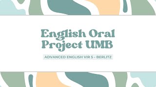 Project UMB ‐ Advanced English VIR 5