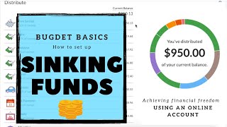 SINKING FUNDS ONLINE BUDGETING SYSTEM || HOW I USE EXCEL TO DISTRIBUTE MY MONEY || ALLY BUCKETS