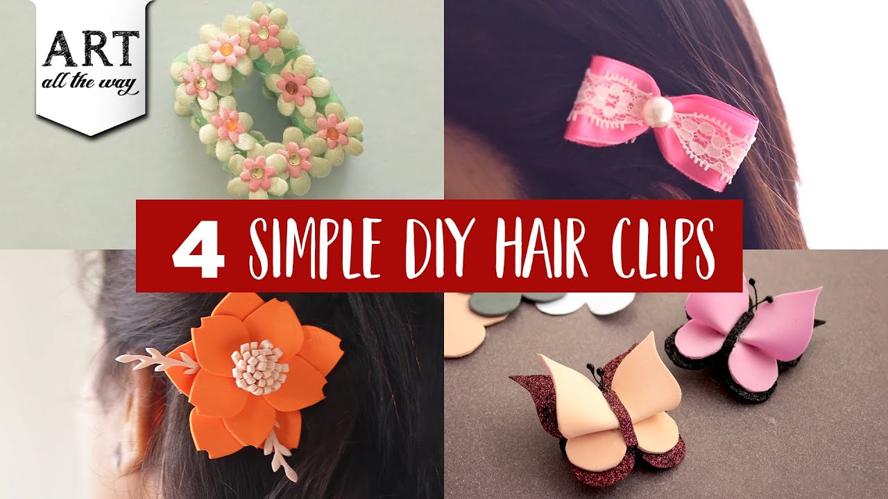 Easy Hair Clip DIY Crafts