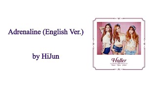 Hijun - Adrenaline English Ver. Lyrics Video