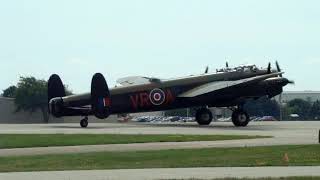 EAA Oshkosh 2015 Lancaster Bomber Footage 4