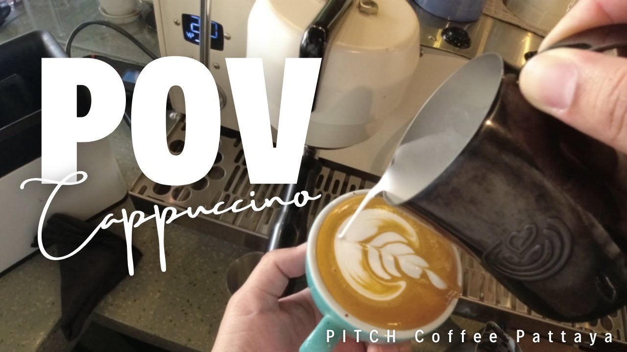 POV "Cappuccino" on the Synesso S200 | A Day at PITCH Coffee Pattaya (ASMR)