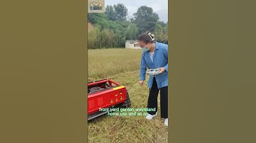 hybrid electric traction travel motor all terrain remote control robot remote control lawn mower