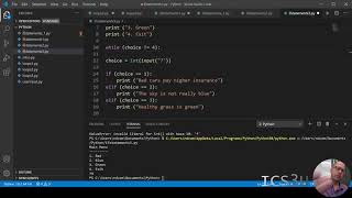 ICS3U If Statements Part 2