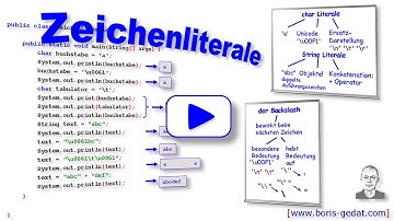 Zeichenliterale in Java