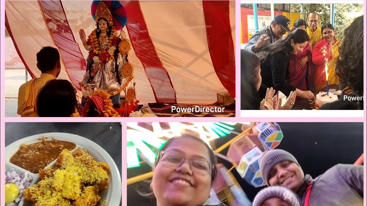 Happy Saraswati puja.. 🙏2026 Last puja in kali mandir #reelschallengereelschallenge #viralvlogs 