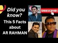 Did you know?This 5 facts about AR Rahman|Serio Piano Tutorials|#arrahman