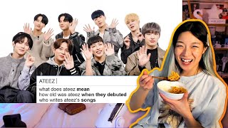 ATEEZ Answer the Web's Most Searched Questions | WIRED Interview REACTION