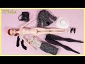 한정판 실크스톤 블랜앤화이트 트위드수트 바비 개봉후기샤넬 미니어처 벨트백🎀BARBIE silkstone Black & White Tweed Suit Barbie unboxing