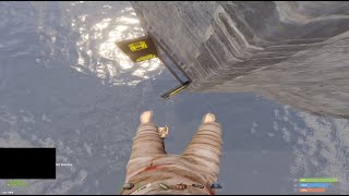 row of guns a minute after spawning - RUST